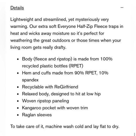 Girlfriend Collective Cozy Brown Sherpa Pullover - Picture 5 of 5